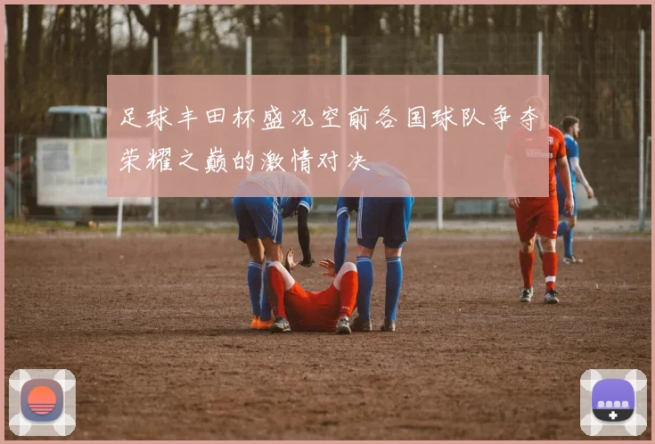 足球丰田杯盛况空前各国球队争夺荣耀之巅的激情对决